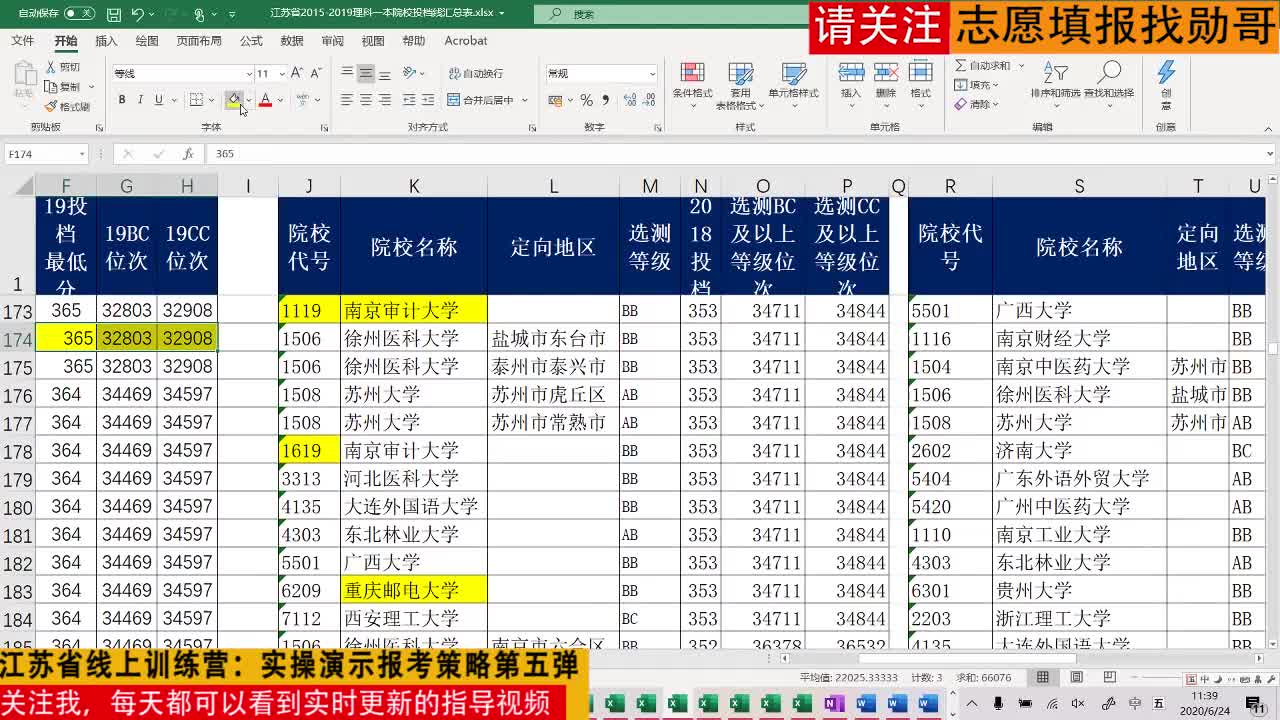 2020年江苏省线上训练营：实操演示报考策略第五弹