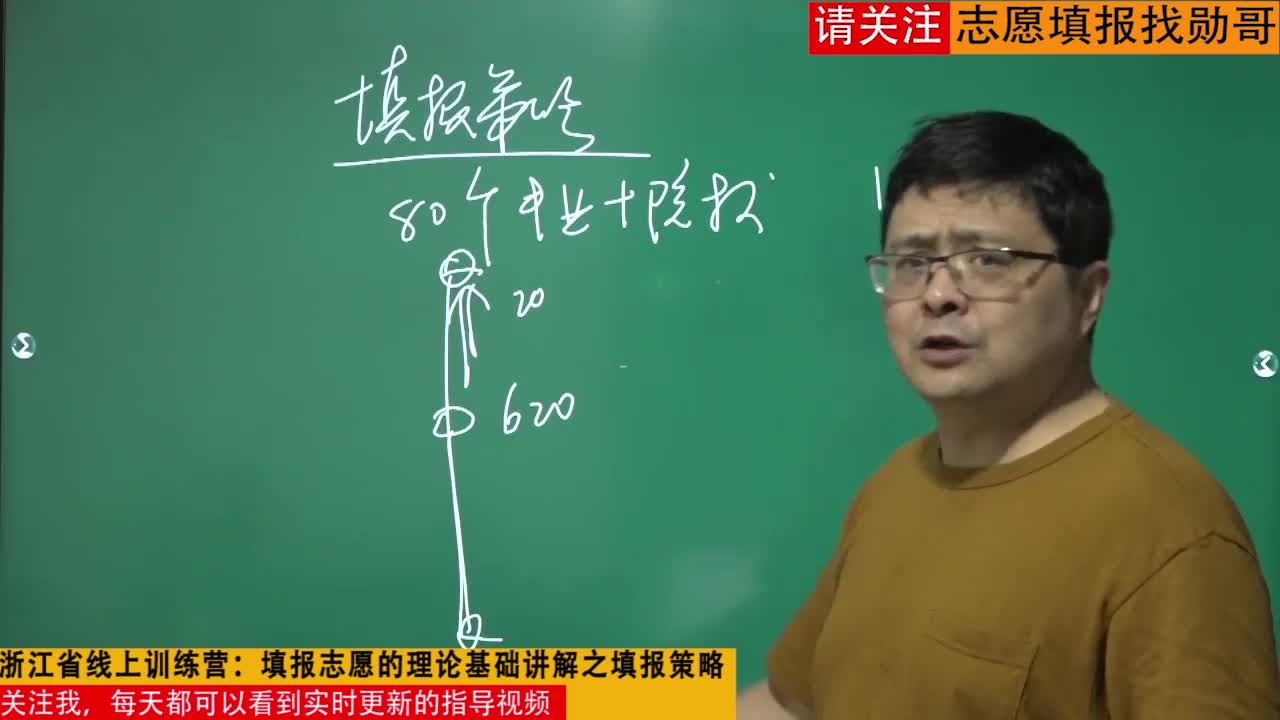 2020年浙江省线上训练营：填报志愿的理论基础讲解之填报策略