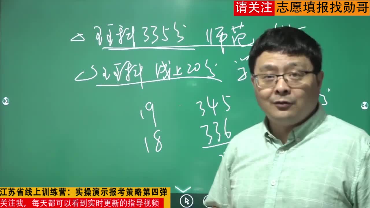 2020年江苏省线上训练营：实操演示报考策略第四弹